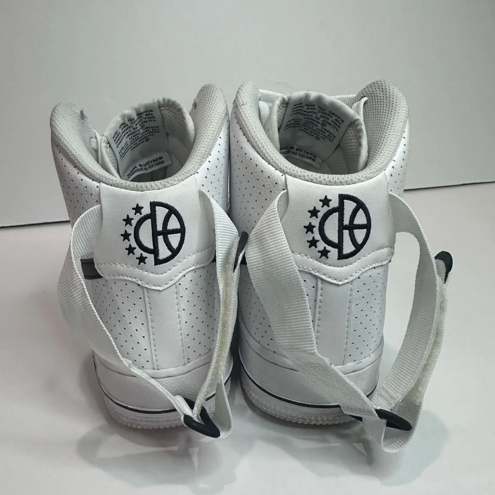Nike Air Force 1 High Top Sneakers - White and Black Sz.6.5y